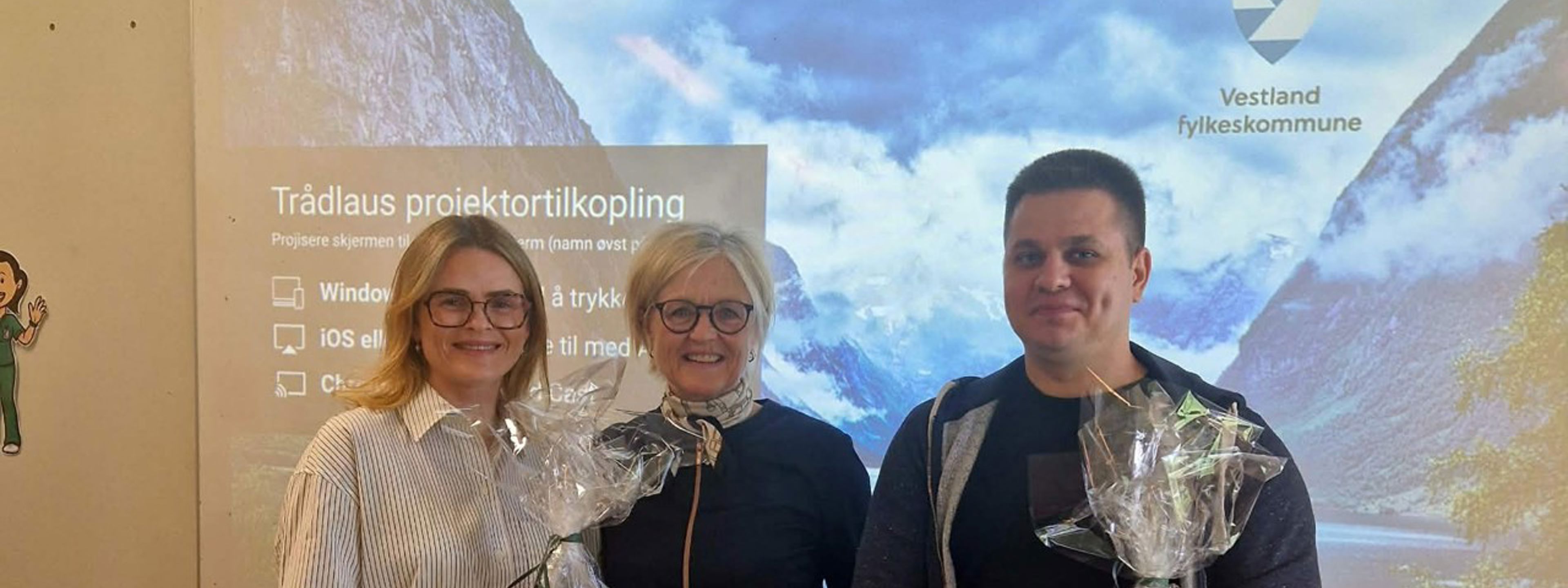 Donata Strecke, Gro Hovland ( faglærar) og Konstiantyn Roman